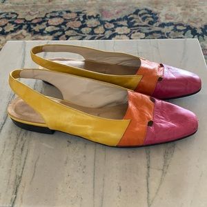 Margaret J Rainbow Sling Back Sandal 8